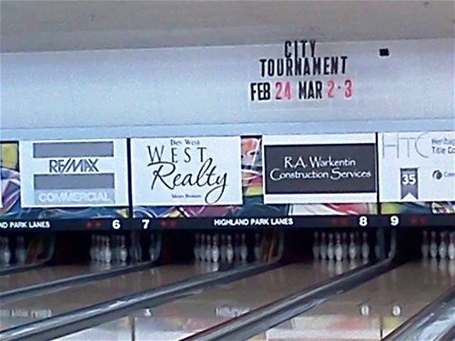 West Realty Bowling Sponsor